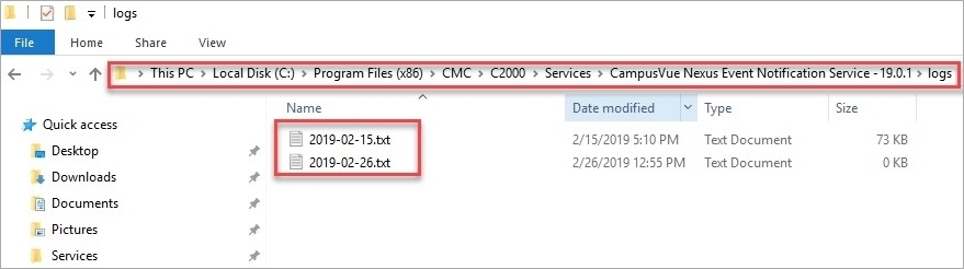 Log files for Workflow Saved Events